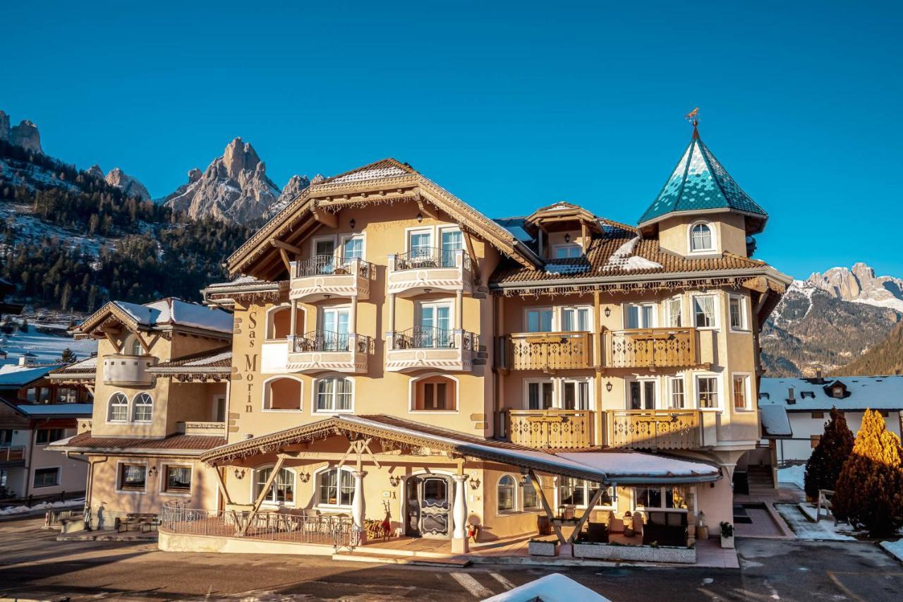 Hotel Sas Morin Pozza di Fassa Exterior foto